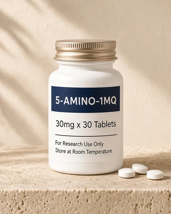 5-Amino-1MQ research material vial — Norteava