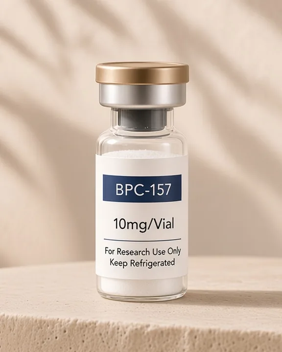 BPC-157 research material vial — Norteava
