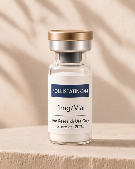 Follistatin-344 research material vial — Norteava