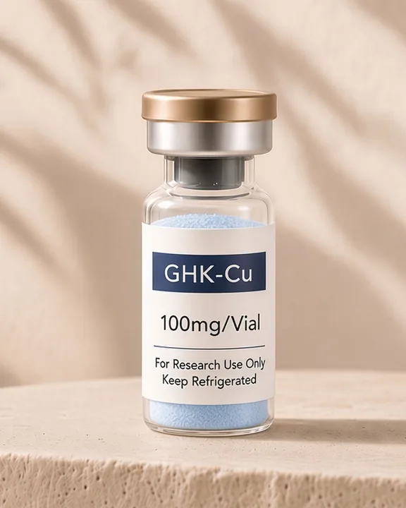GHK-Cu (Copper Tripeptide-1) research material vial — Norteava