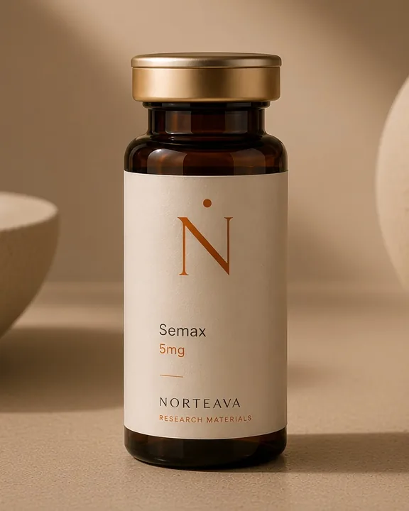 Semax research material vial — Norteava
