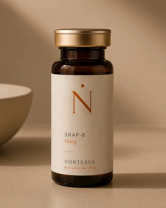 SNAP-8 research material vial — Norteava